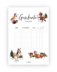X-Mas Geschenke-Planer Druckvorlage