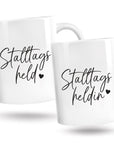 Tassen-Set "Stalltagsheldin & Stalltagsheld "