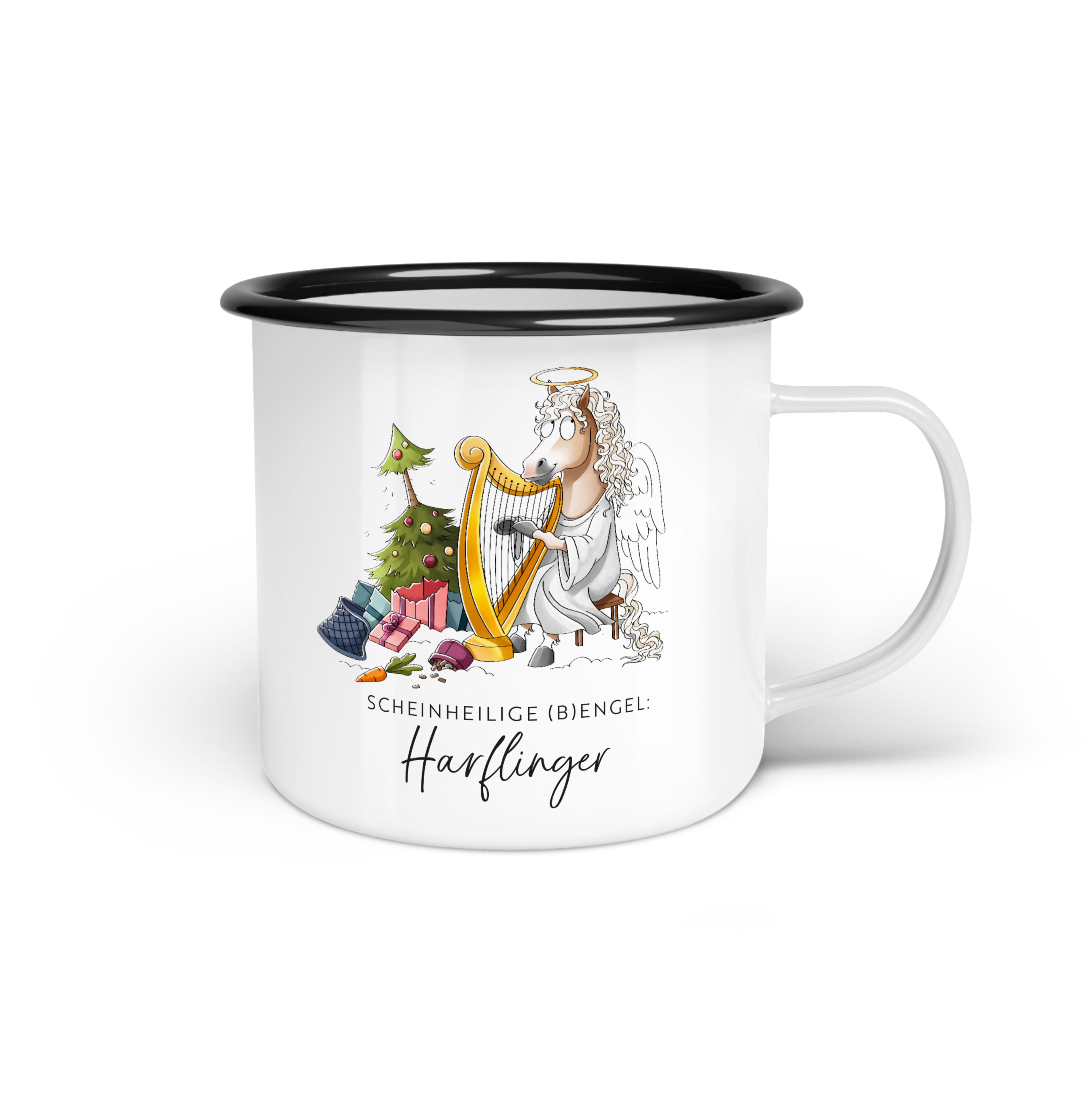 Emaille-Tasse "Harflinger"