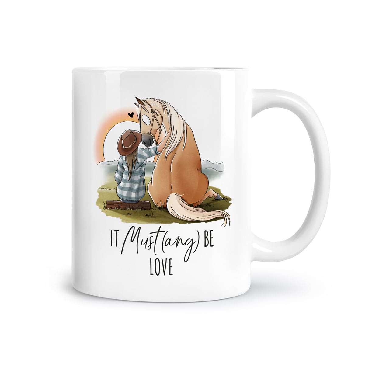 Tasse "It Must(ang) be love"