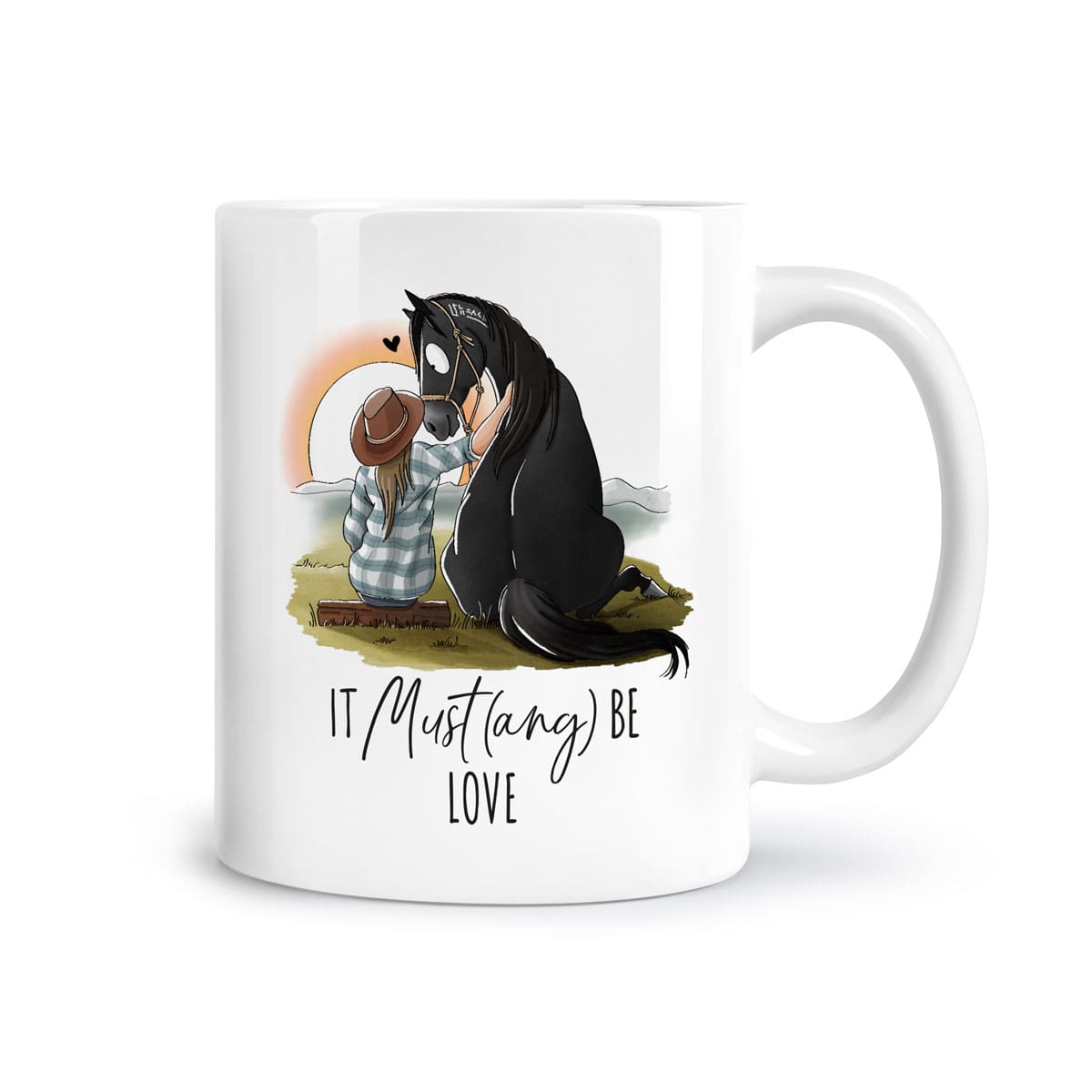 Tasse "It Must(ang) be love"