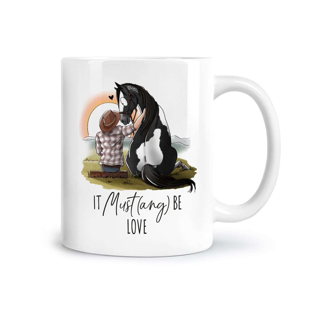 Tasse "It Must(ang) be love"