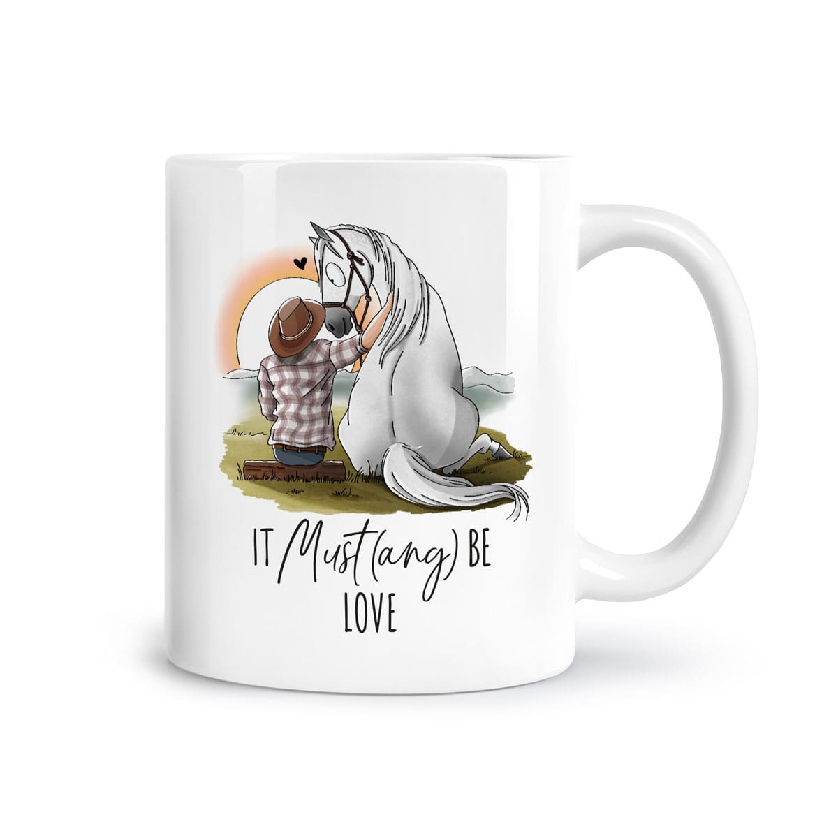 Tasse "It Must(ang) be love"