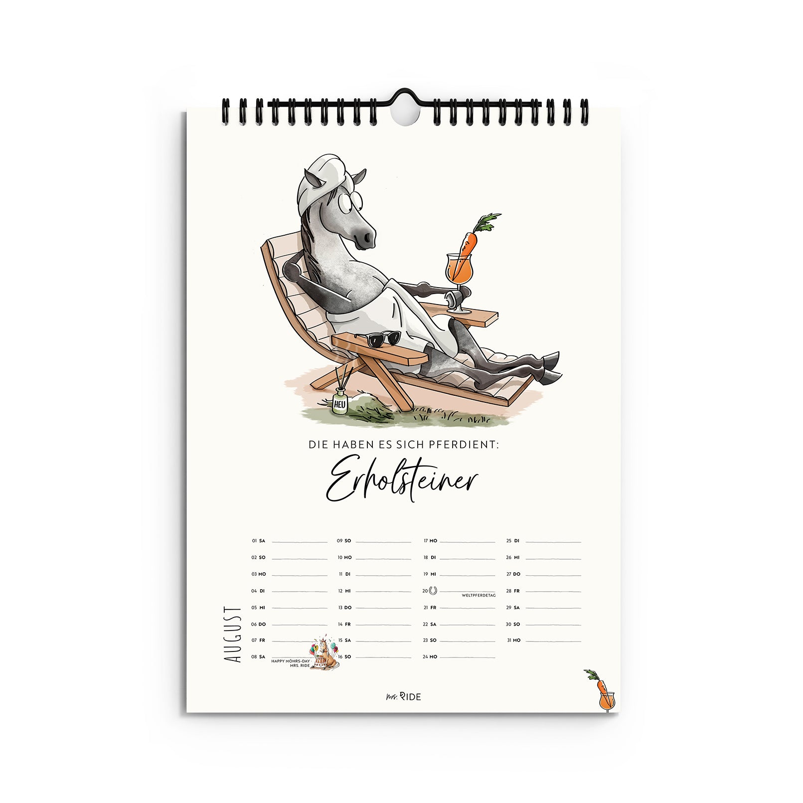 Pferderassen Kalender 2026