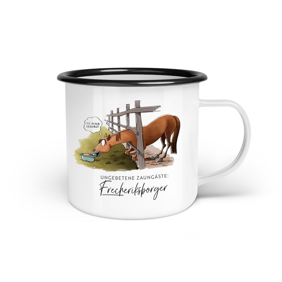 Emaille-Tasse "Frecheriksborger"