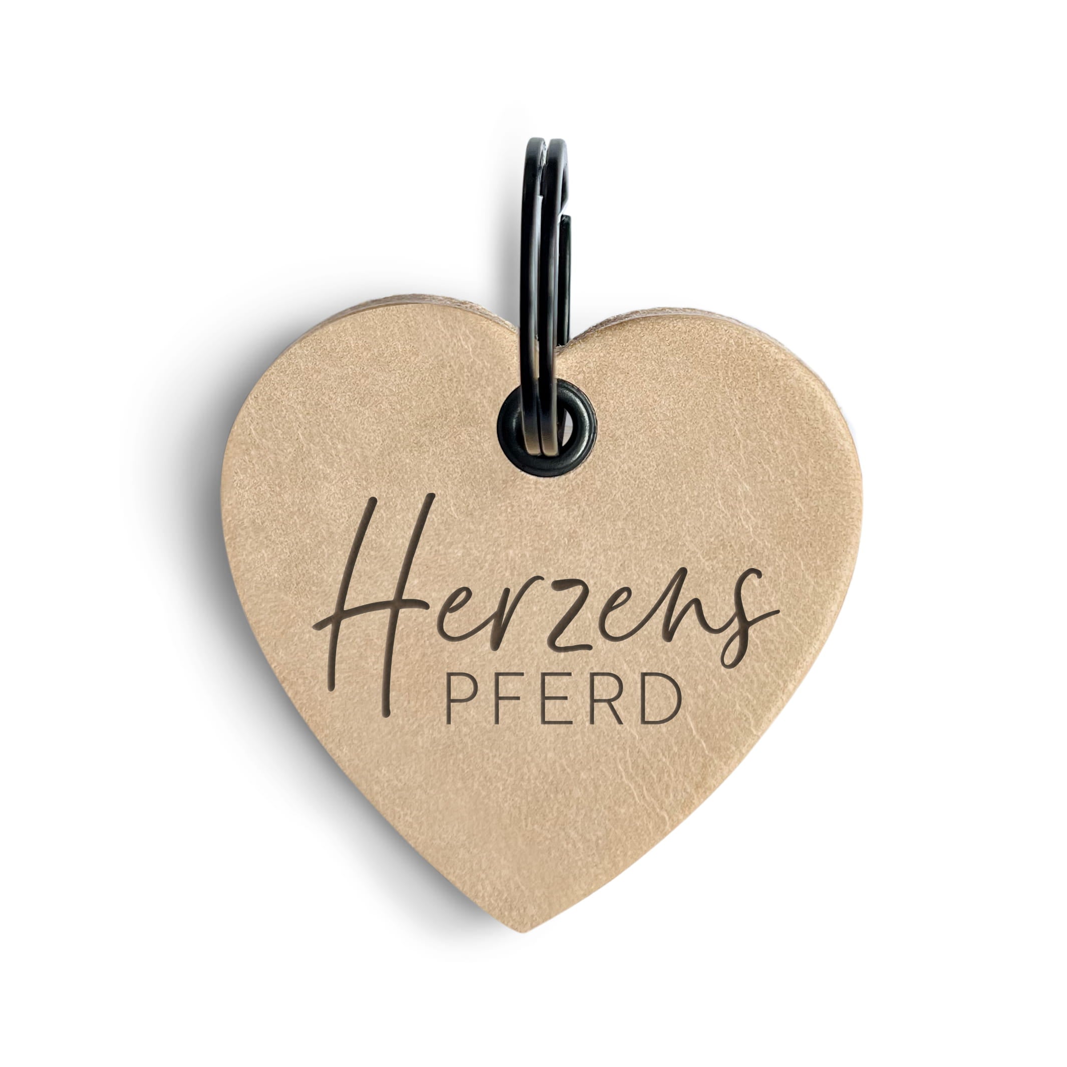 Lederanhänger "Herzenspferd"