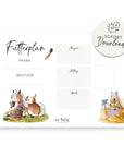 Futterplan Haflinger | Druckvorlage