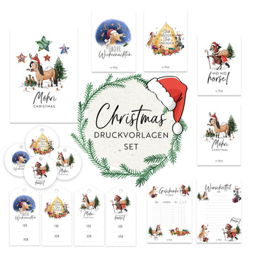 X-Mas Druckvorlagen Set