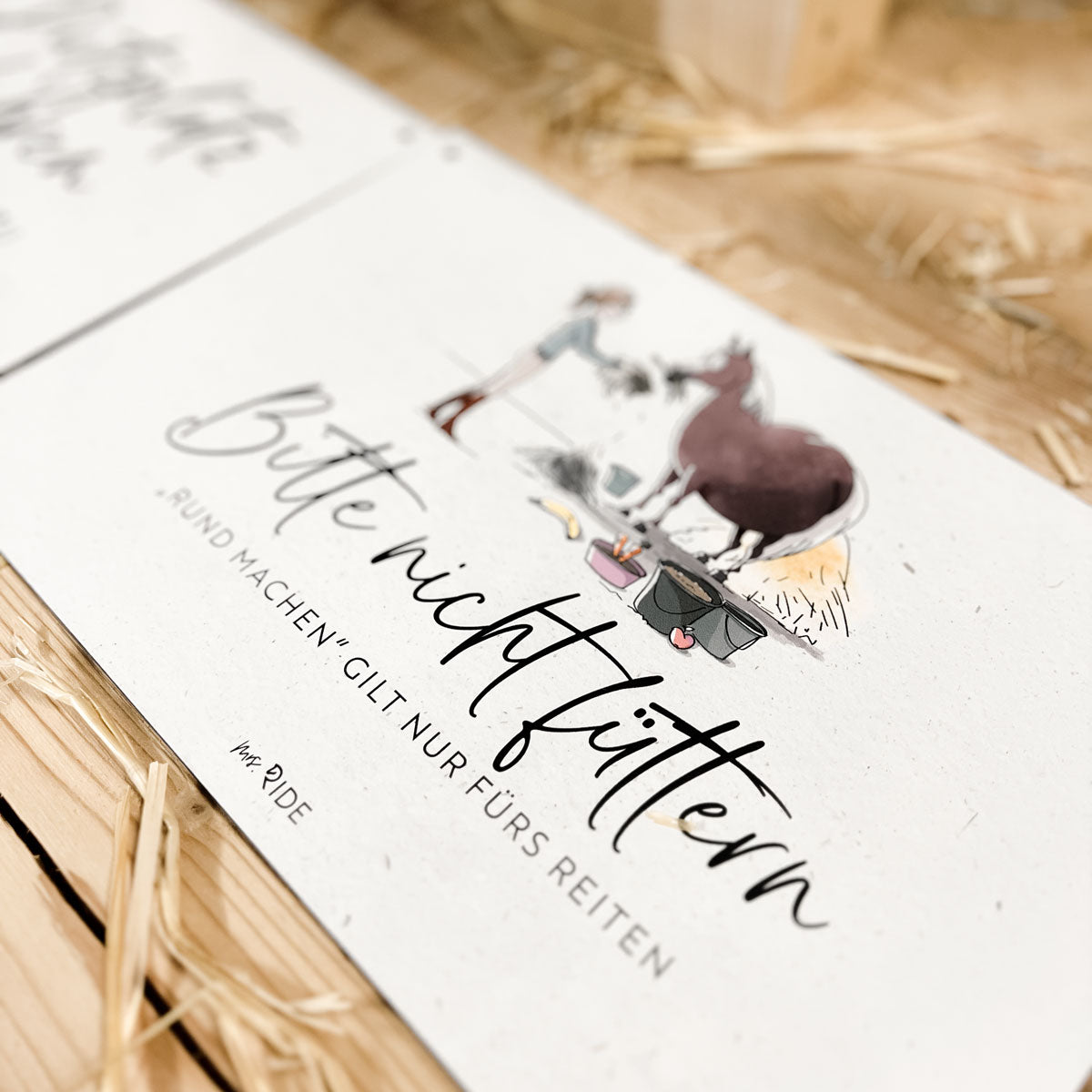 Schild "Bitte nicht füttern"