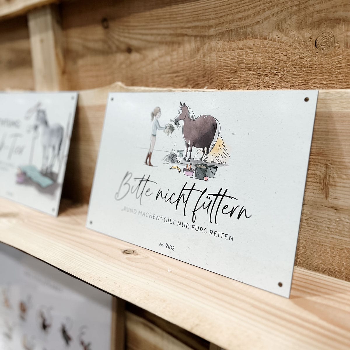 Schild "Bitte nicht füttern"