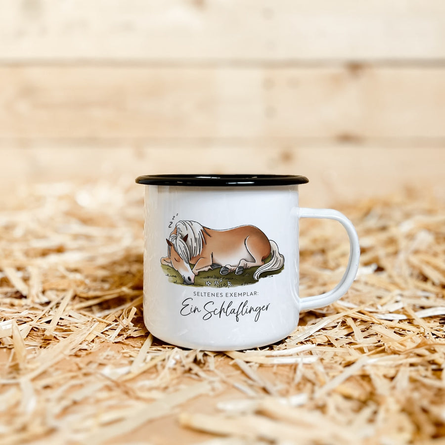 Emaille-Tasse "Schlaflinger"