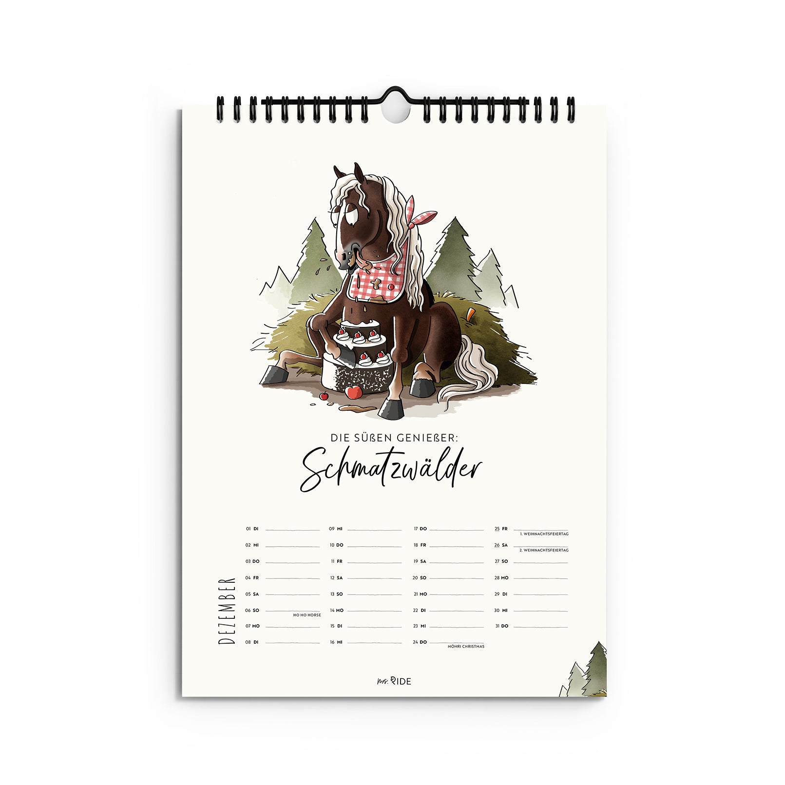 Pferderassen Kalender 2026