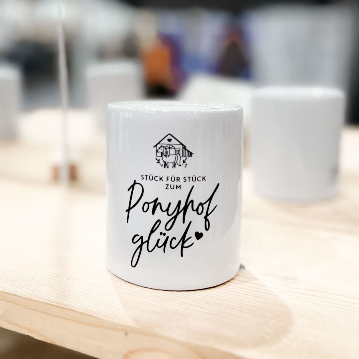 Spardose "Ponyhofglück"