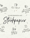 Strohpapier-Postkarte "Happy Möhrs-day"