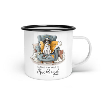 Emaille-Tasse "Mischlingel"