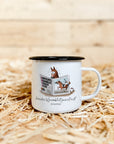 Emaille-Tasse "KWPN"