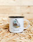 Emaille-Tasse "Connemaler"