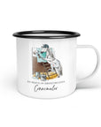 Emaille-Tasse "Connemaler"