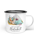 Emaille-Tasse "Pferd schnell wieder gesund"