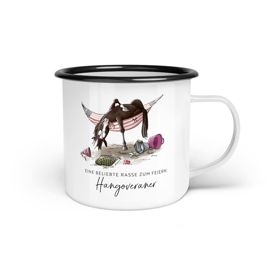 Emaille-Tasse "Hangoveraner"