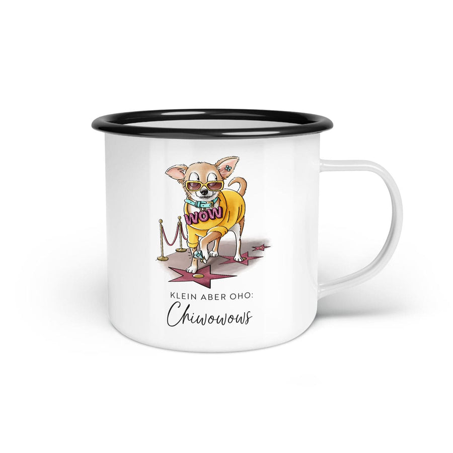 Emaille-Tasse "Chiwowows"