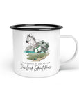 Emaille-Tasse "Irish Short Horse"