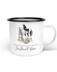 Emaille-Tasse "Paint-Horse"