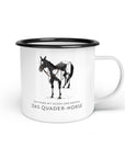 Emaille-Tasse "Quader-Horse"