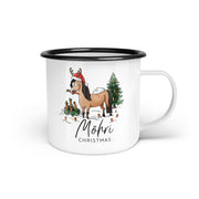 Emaille-Tasse "Möhri Christmas"