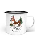 Emaille-Tasse "Möhri Christmas"