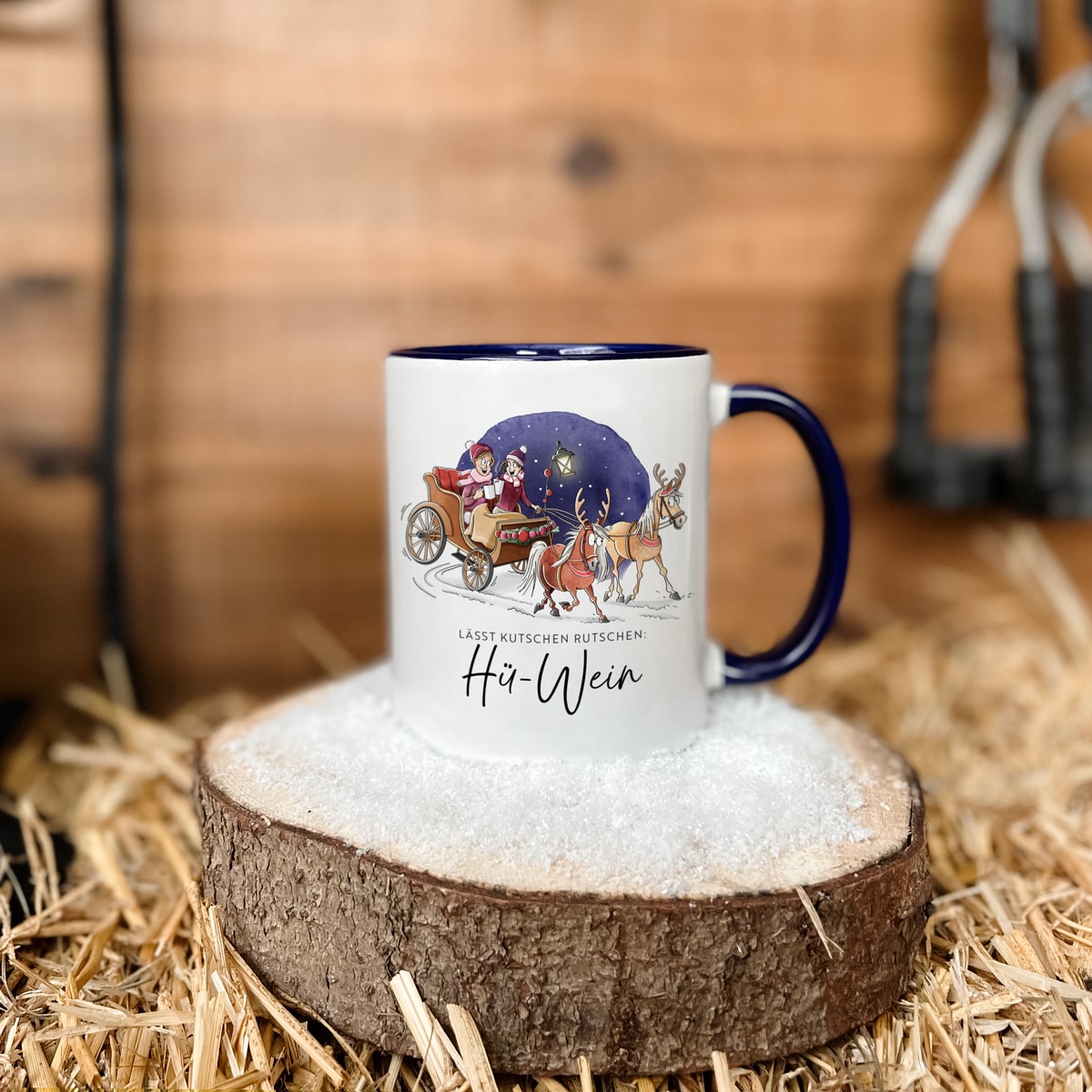 Keramiktasse "Hü-Wein" | Kutsche