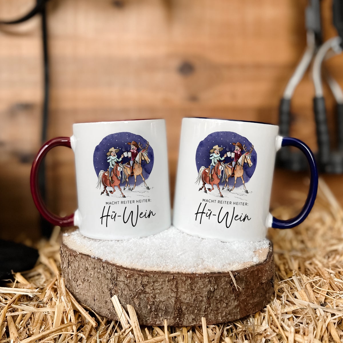 2er-Set "Hü-Wein" | Keramik | Western