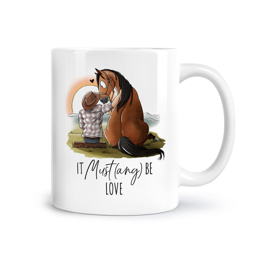 Tasse "It Must(ang) be love"