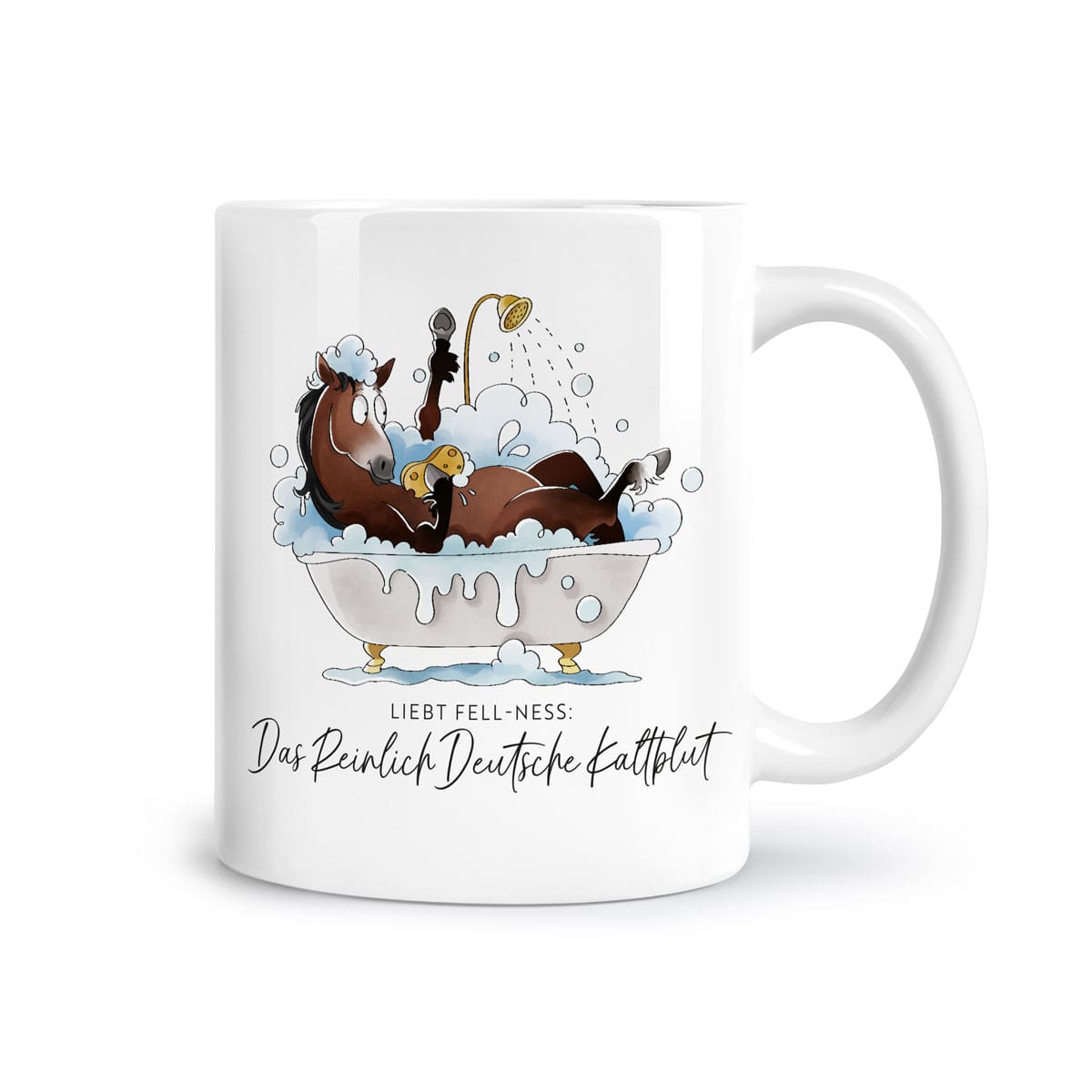 Tasse "Reinlich Deutsches Kaltblut"