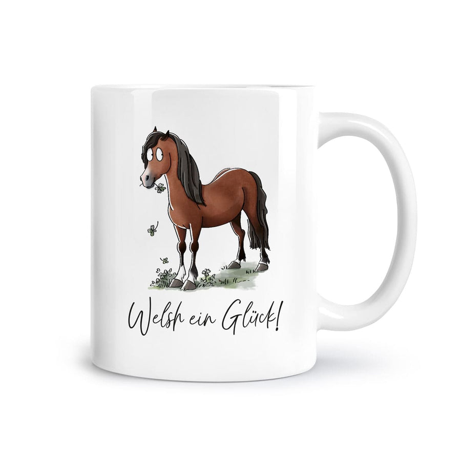 Tasse "Welsh ein Glück!"