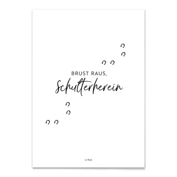 Poster "Schulterherein"