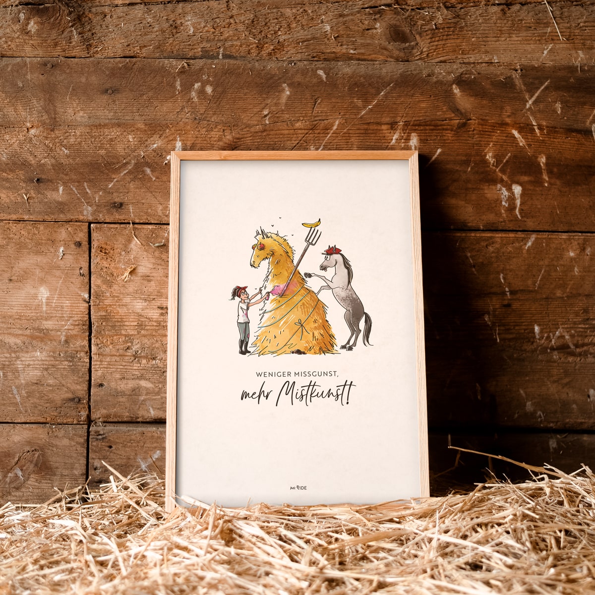 Poster "Weniger Missgunst, mehr Mistkunst!"