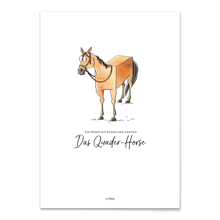 Poster "Quader-Horse"