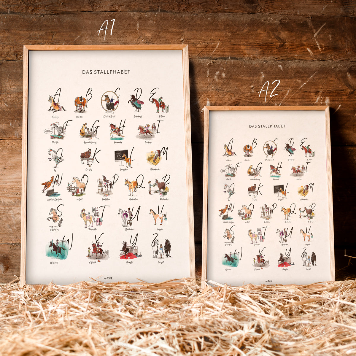 Poster "Das Stallphabet"
