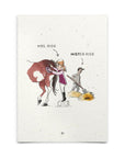 Strohpapier-Postkarte "Mister ride"