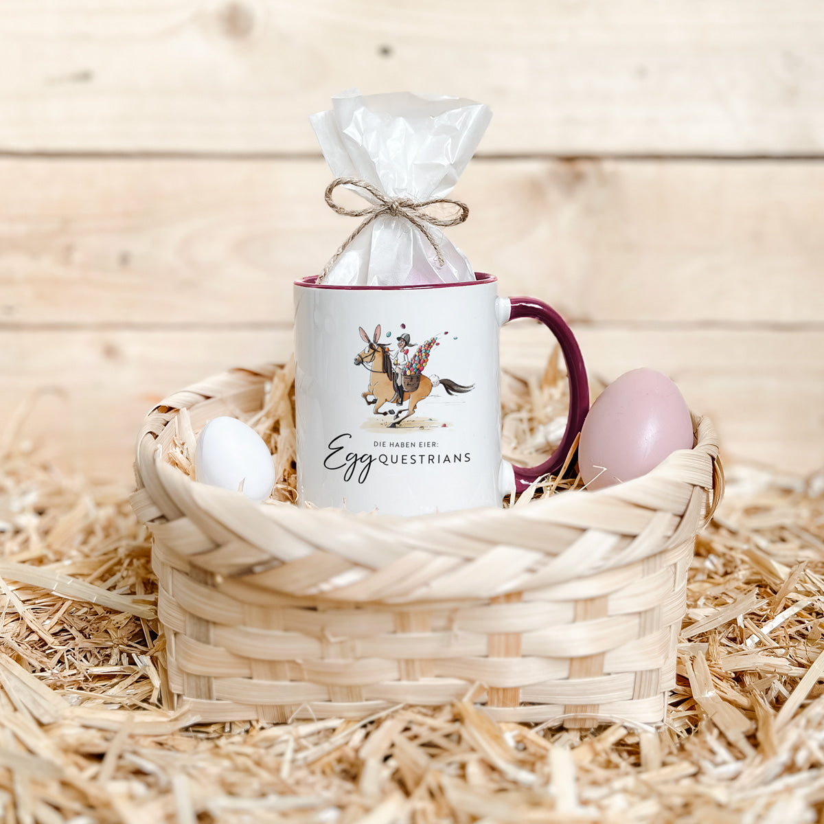 Tasse "Egg-questrians"
